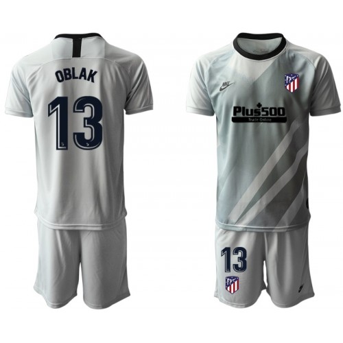 Atlético Madrid Fodboldtrøjer Målmand OBLAK 13 Børn I 2019/20 Kort ærmer Atlético Madrid Fodboldtrøjer Målmand OBLAK 13 Børn I 2019/20 Kort ærmer